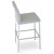 Aria Chrome Counter Stool, Silver Camira Wool by SohoConcept Furniture