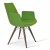 Eiffel Arm MW Plus Chair, Walnut Veneer Steel, Phistacio Camira Wool by SohoConcept Furniture